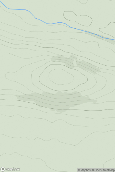 Thumbnail image for Knock Hill [Braemar to Montrose] [NO760798] showing contour plot for surrounding peak
